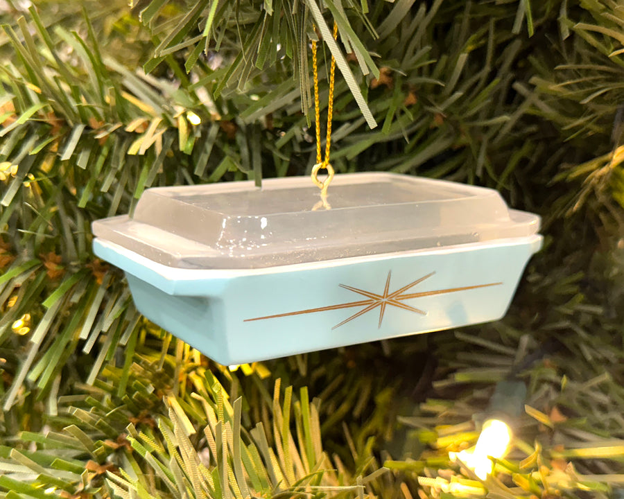 Miniature Pyrex Starburst Ornament