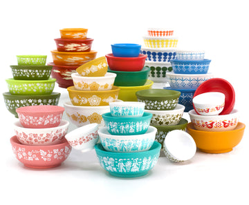 Stackable Miniature Pyrex Bowls