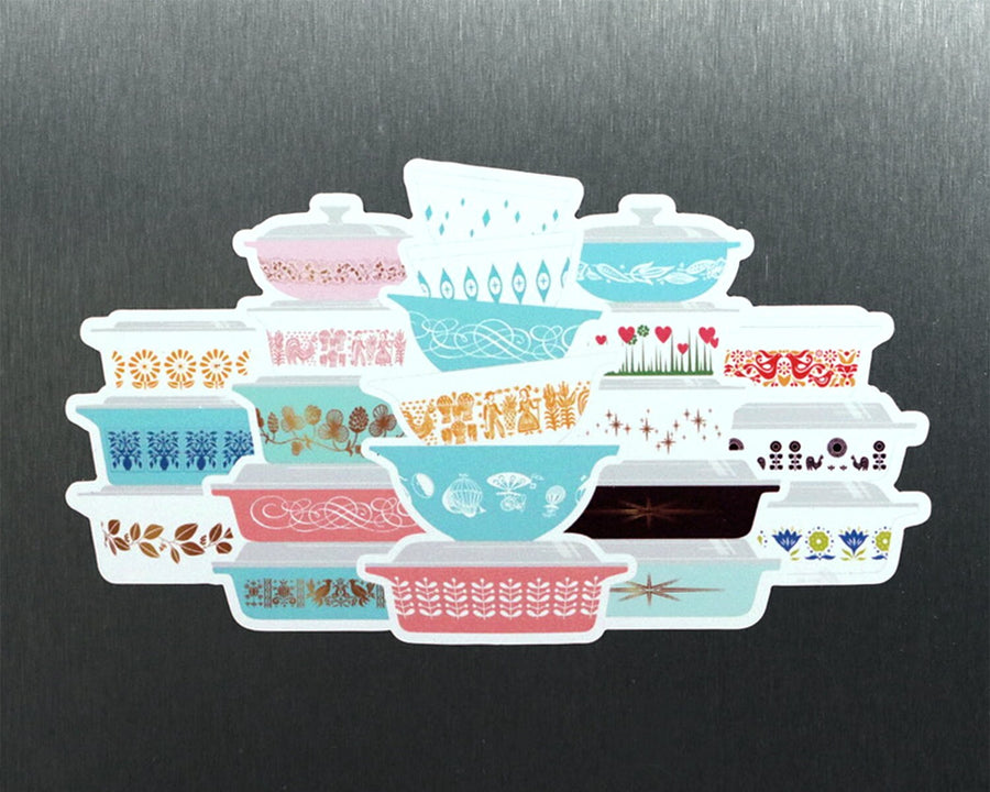 Rare Pyrex Patterns Magnet