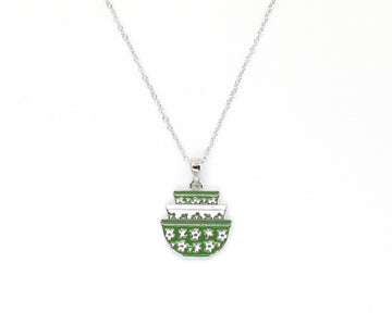 Pyrex Spring Blossom Sterling Silver Necklace