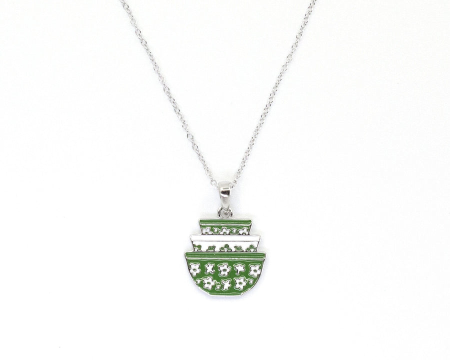 Pyrex Spring Blossom Sterling Silver Necklace