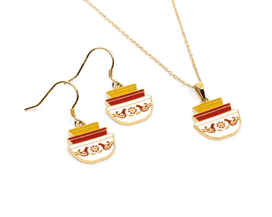 Pyrex Friendship 18k Gold-Plated Sterling Silver Earrings