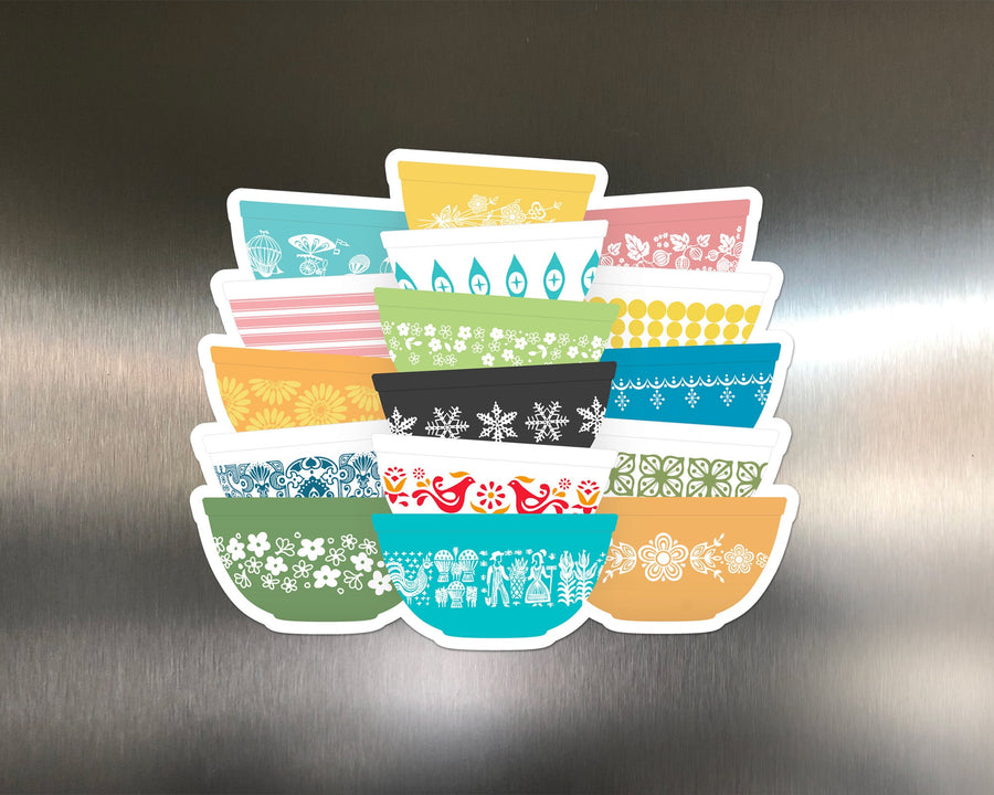 Pyrex Whimsy Stack Magnet