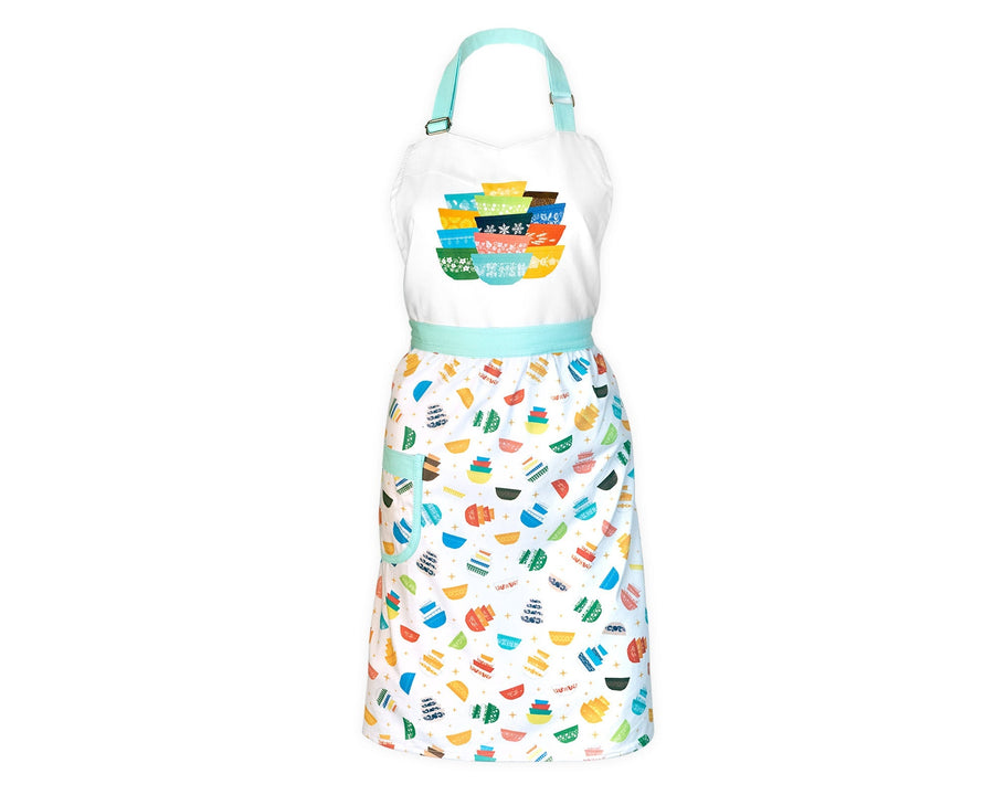 Pyrex Sparkle Cotton Apron with Pocket and Adjustable Neckband