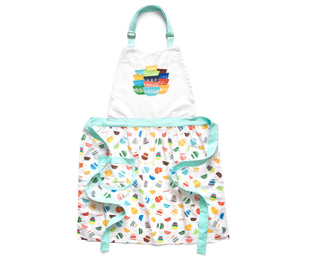 Pyrex Sparkle Cotton Apron with Pocket and Adjustable Neckband