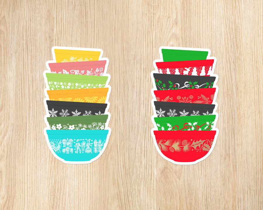 Pyrex Mini Stack Stickers