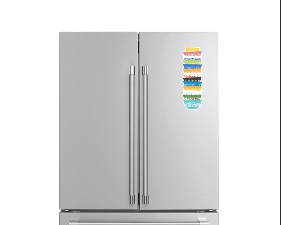 NEW! Pyrex Refrigerator Decal – Extra Large Magnet